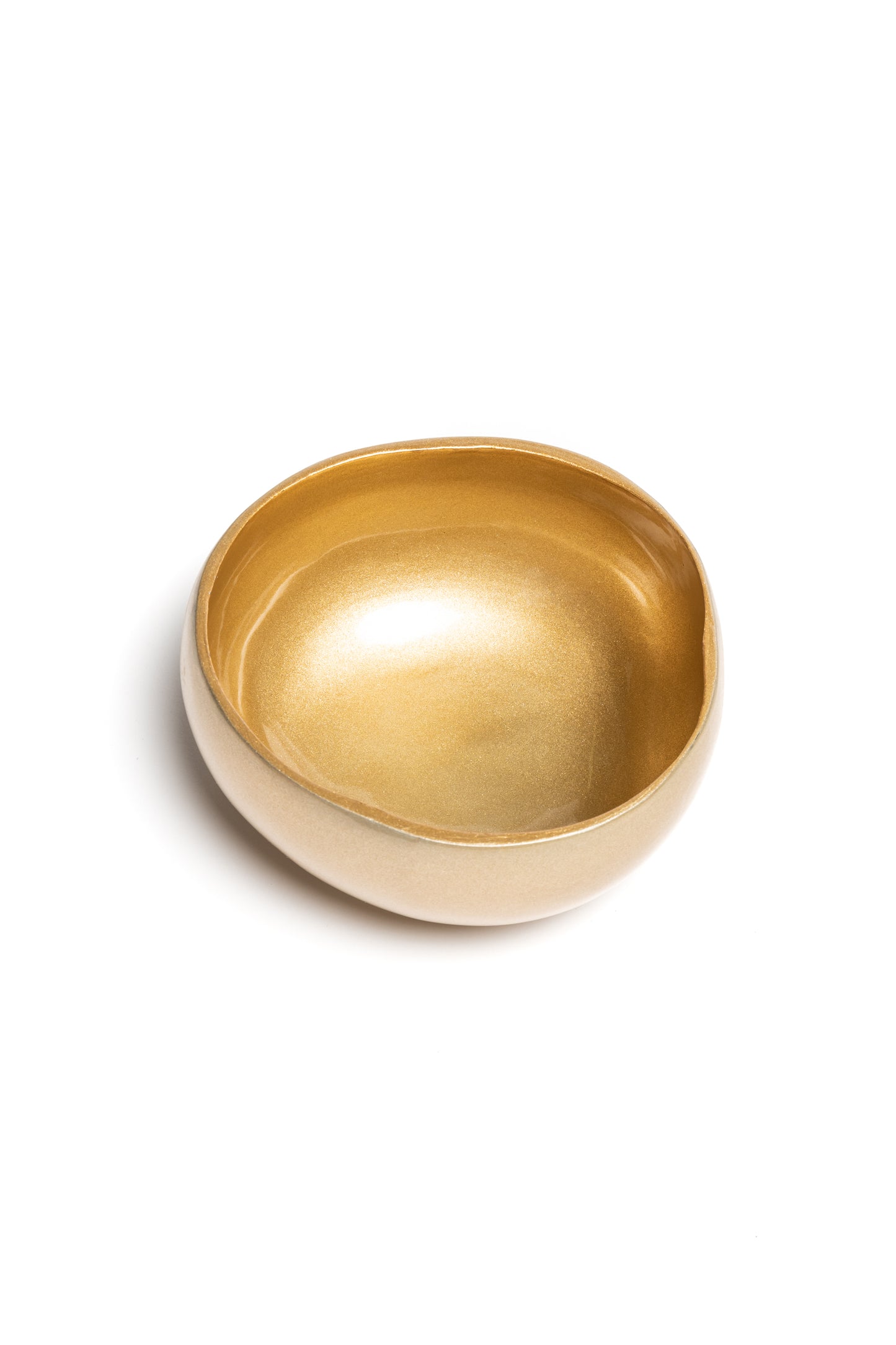gouden coconutbowl