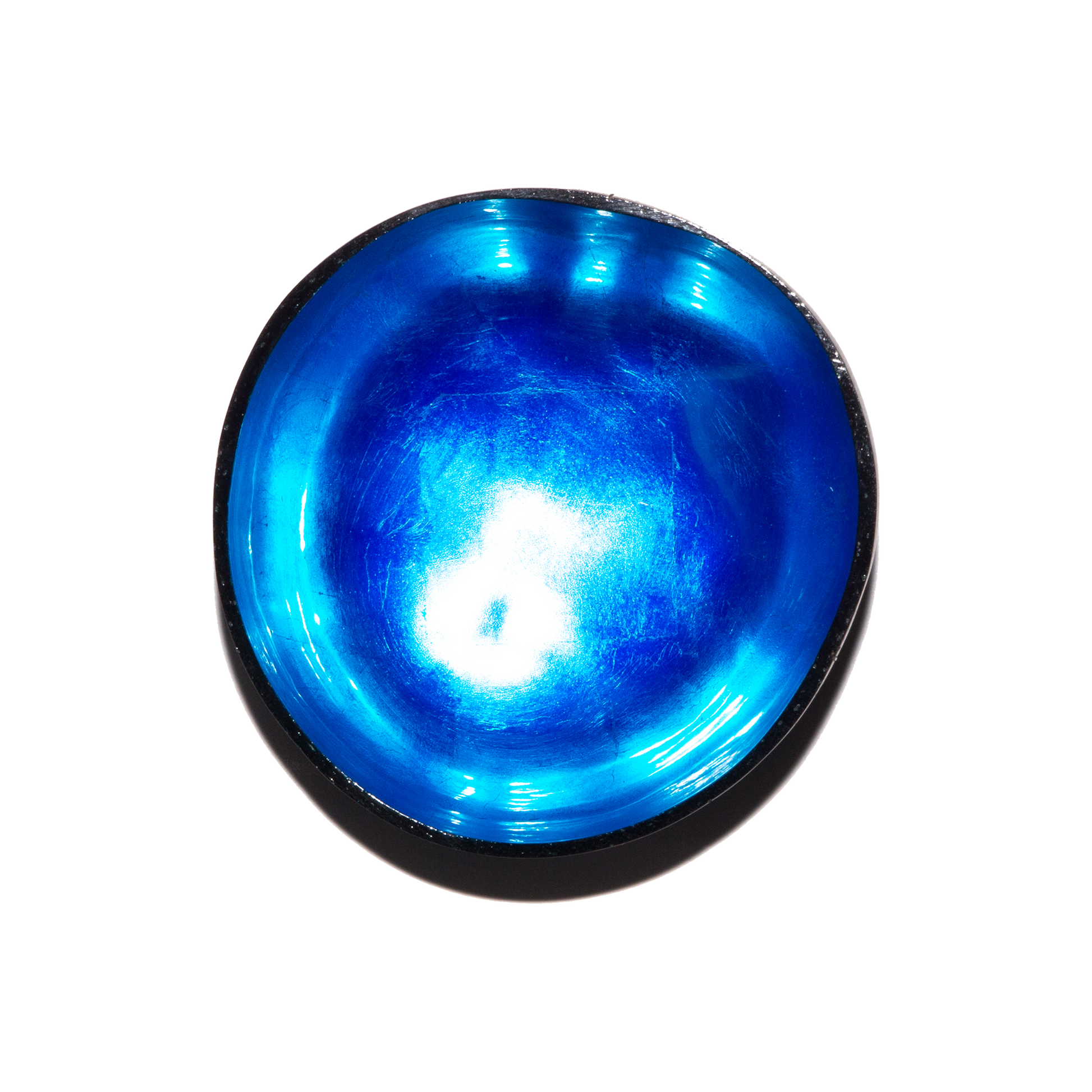 blauwe coconutbowl