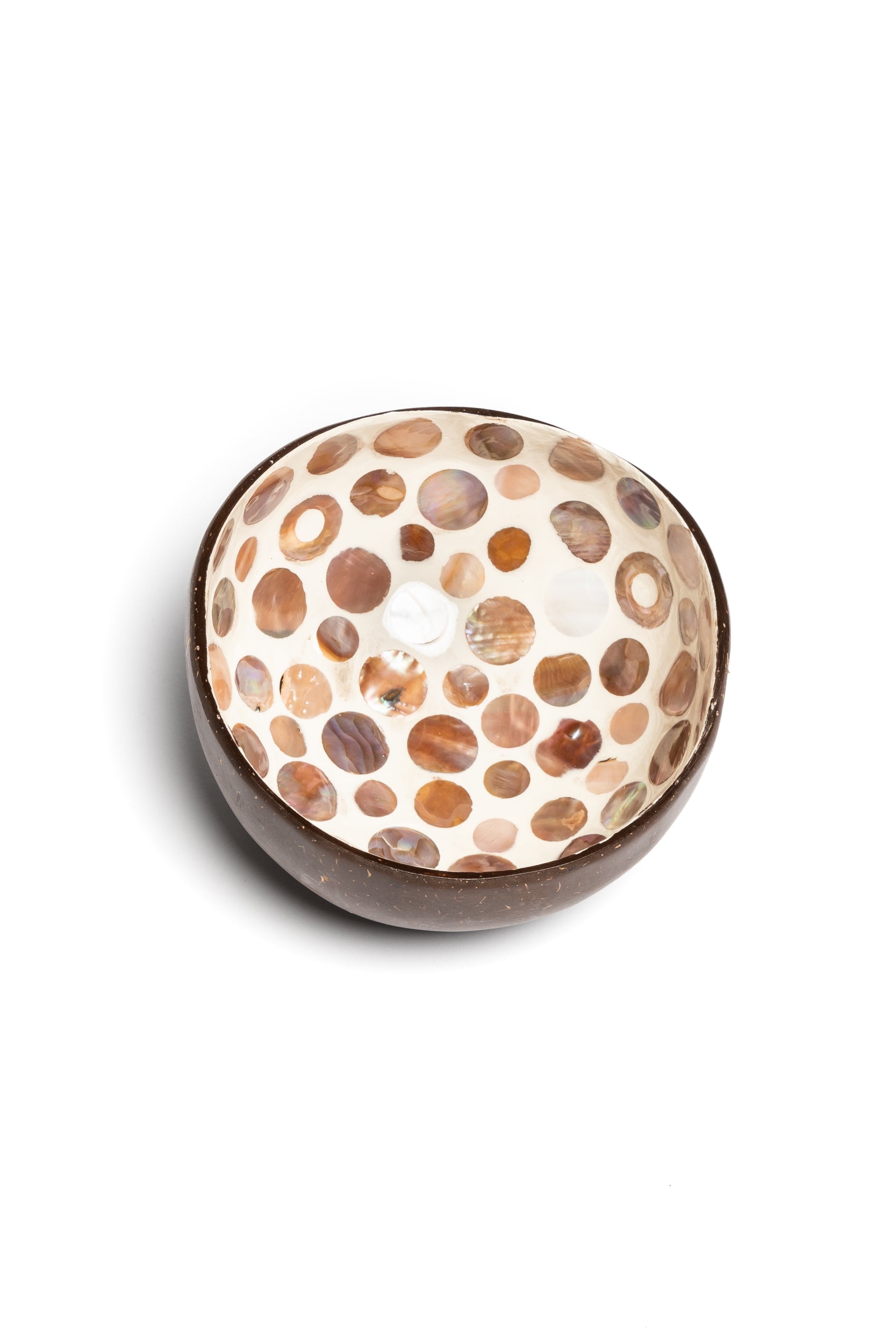 beige bruine coconutbowl