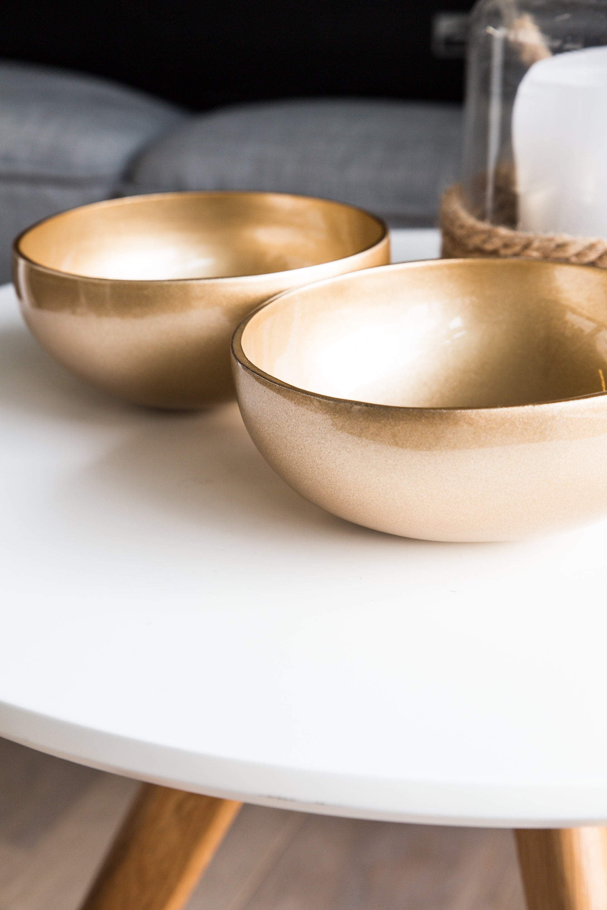 gouden kokosnootpotjes