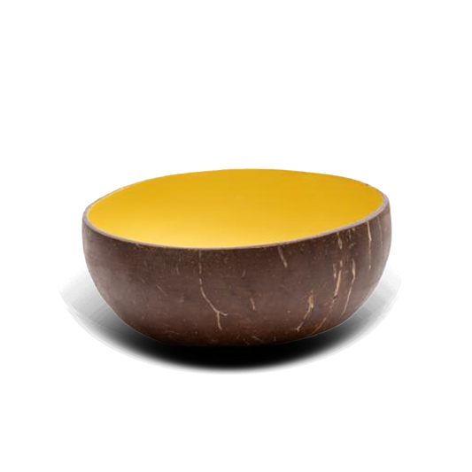 gele kokosnootbowls